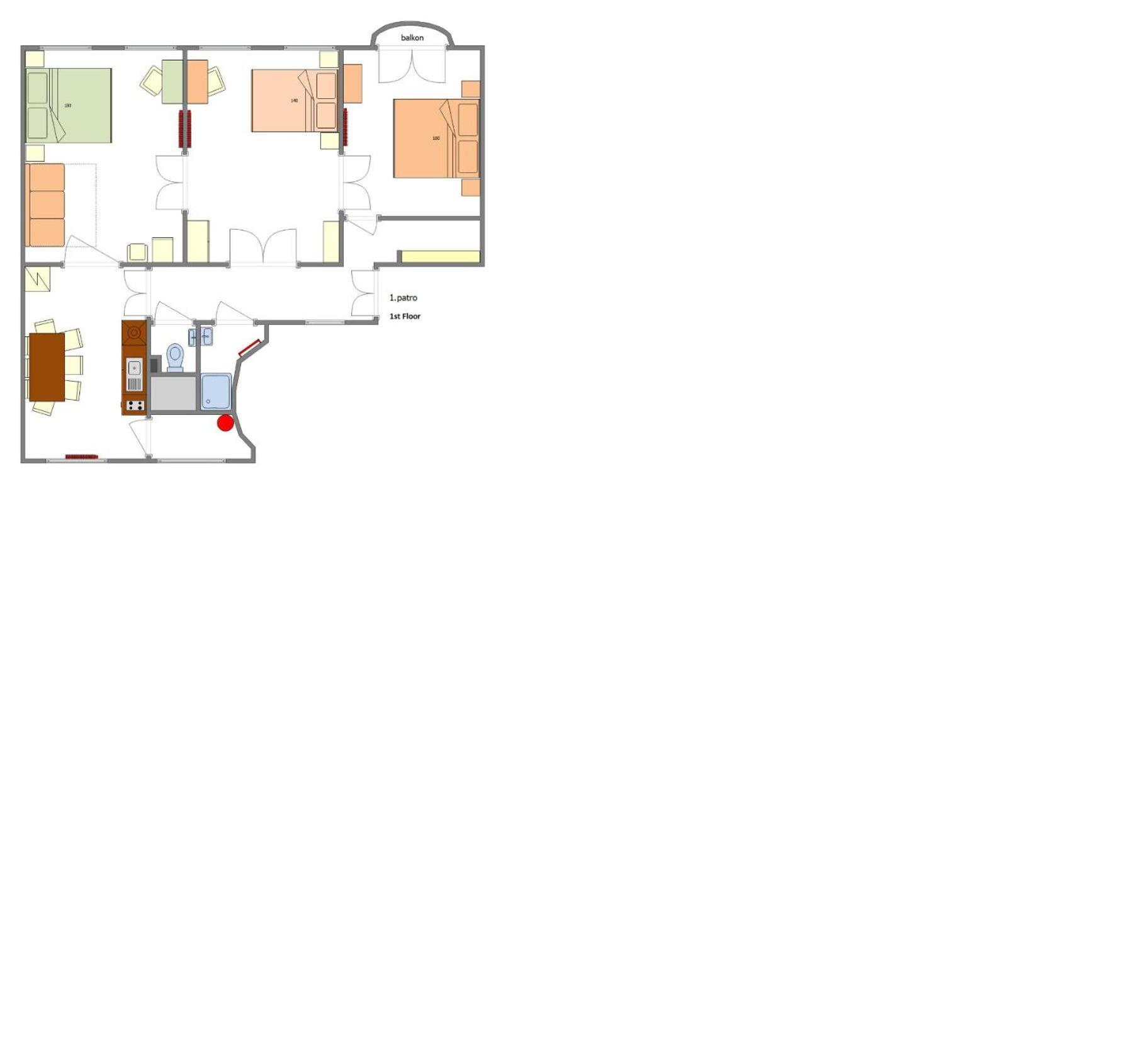 For Celebrations Spacious 3bdr With Balcony Appartement *